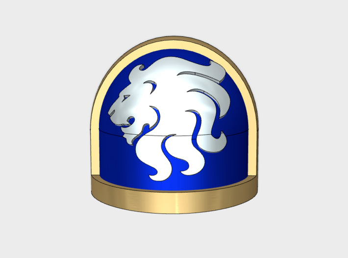 10x Celestial Lions - G:7a Shoulder Pads 3d printed