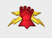 60x Excoriators - Shoulder Insignia pack 3d printed