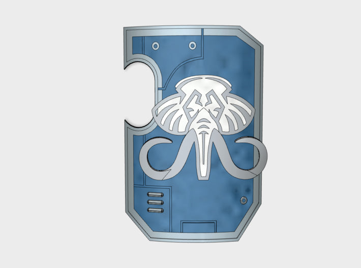 Mastodons - Marine Boarding Shields 3d printed