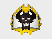 60x Book of Demons - Shoulder Insignia pack 3d printed