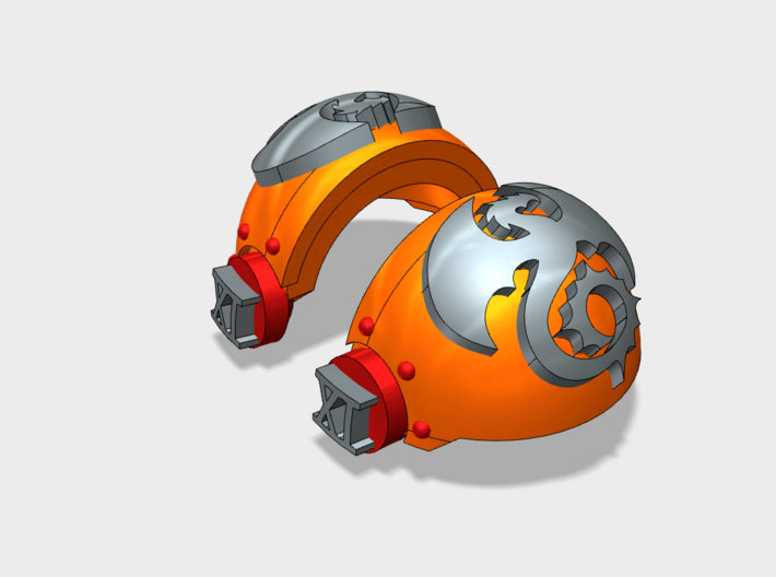 5x Void Drakes (FR) - T:3a Tartaros Shoulder Sets 3d printed