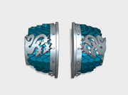 5x Hydra Legion - T:2s Cataphractii Scaled Pads 3d printed