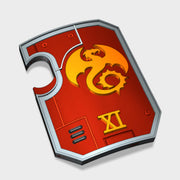 11th Void Drakes (FR): Terminator Wall Shield 3d printed Small = 1 Shield | Medium = 5 Shields