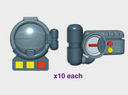 10x Personal Chrono-Auspex : Greebles 3d printed