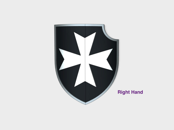 Maltese Cross - Lancer Power Shields (Right) 3d printed Just 1 Shield