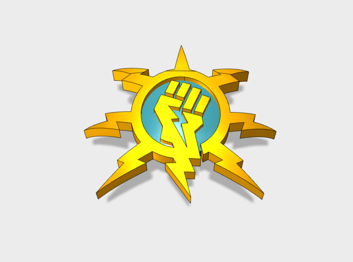 60x Storm Fist - Shoulder Insignia pack 3d printed