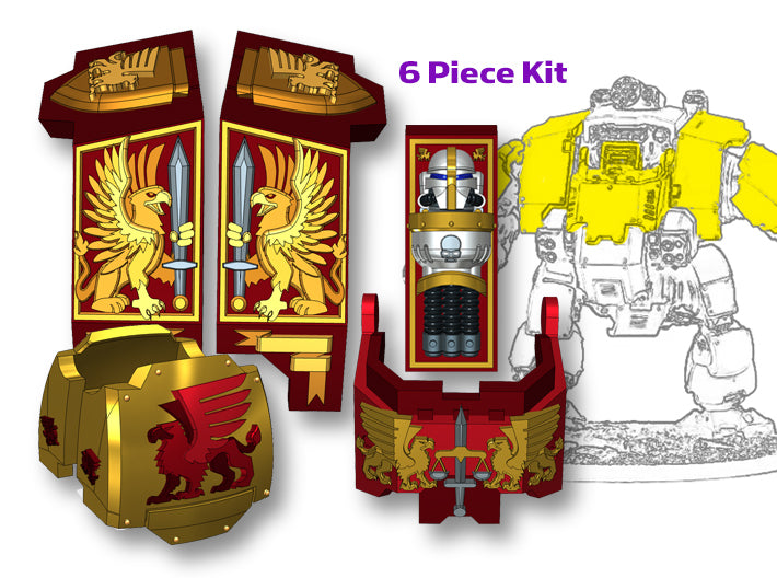 Griffon Corp: Full Redem Kit 3d printed Will fit the Primaris Redemptor model