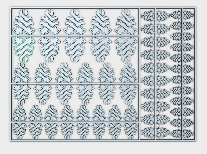 Helix Cult - Flat Vehicle Insignia pack 3d printed