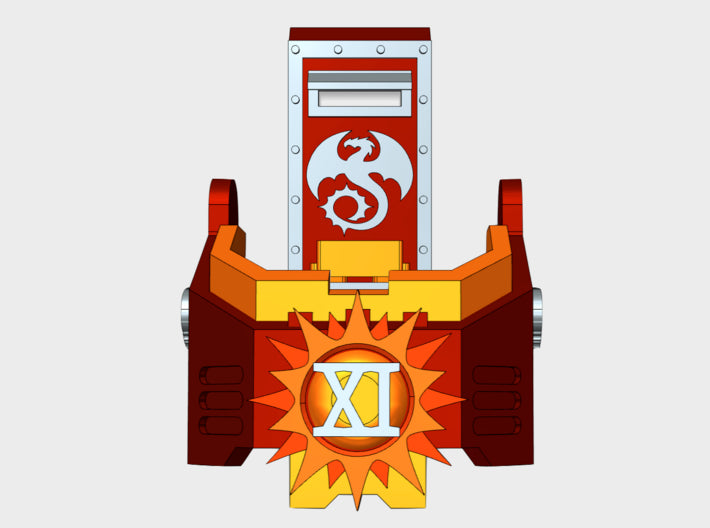 Void Drakes: Redem Sarcophagus Set 3d printed Will fit the Primaris Redemptor model