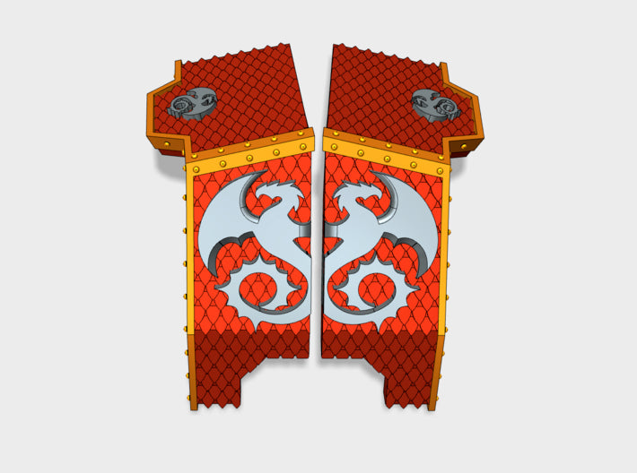 Void Drakes: Redem Carapace 3d printed Will fit the Primaris Redemptor model