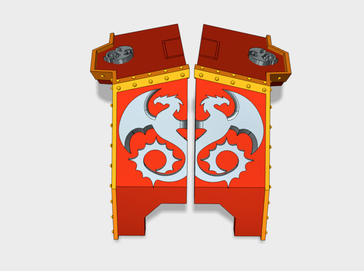 Void Drakes: Redem Carapace 2 3d printed Will fit the Primaris Redemptor model