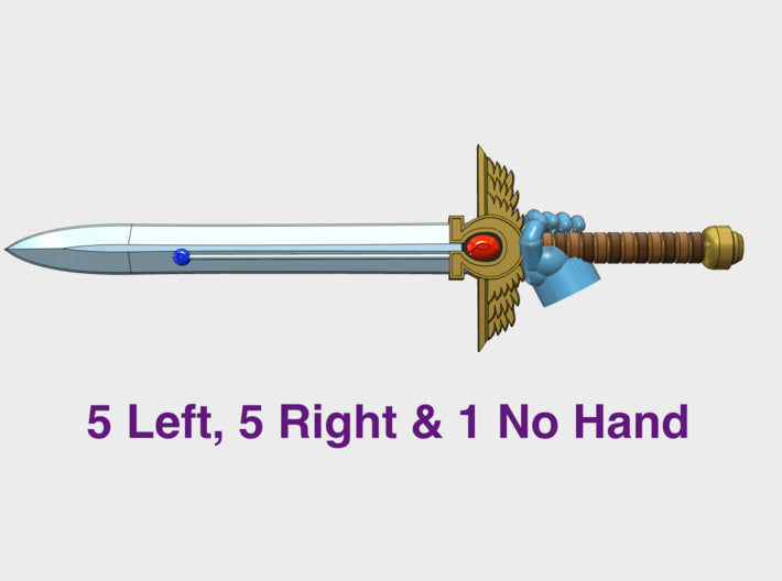 11x Energy Sword: McKrag 3d printed