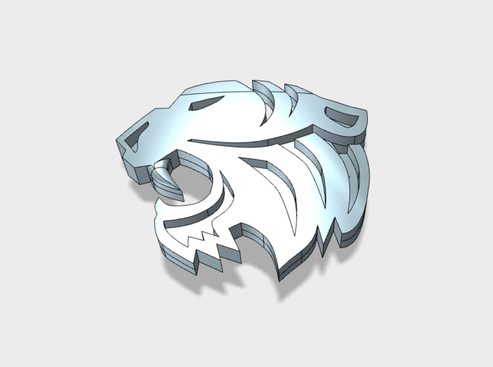 60x Silver Tigers - Shoulder Insignia pack 3d printed