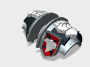 5x King Strikers - T:2c Cataphractii Shoulder Sets 3d printed