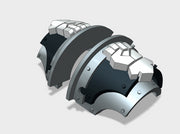 5x Kings Fist 2 - T:2a Cataphractii Shoulder Sets 3d printed