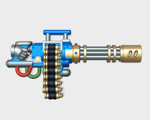 Base - One-Handed Rip Cannon (SM) 3d printed