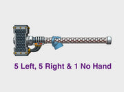 11x Energy Hammer: Gerite 3d printed