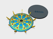 60mm Demon Flying Disc - Scarab 3d printed