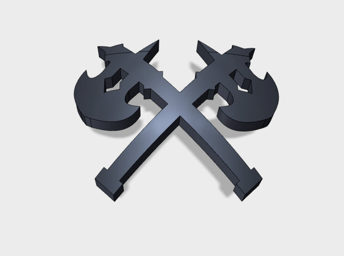 60x Cleaved - Shoulder Insignia pack 3d printed