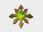 60x Bringers of Decay - Shoulder Insignia pack 3d printed