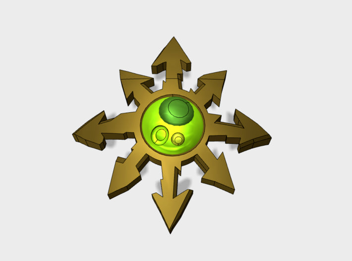 60x Bringers of Decay - Shoulder Insignia pack 3d printed