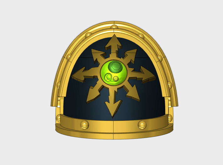 Bringers of Decay - G:3a Shoulder Pads 3d printed