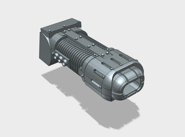 Vegaram SteamRuss Turret Weapon: Plasma-cutioner 3d printed