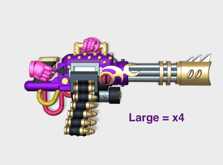 Chaos Rip Cannon: Excessor 3d printed