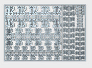 Clan McFlaggon - Flat Vehicle Insignia pack 3d printed