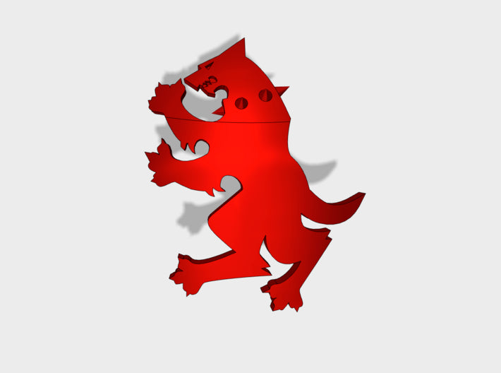 60x Warhound - Shoulder Insignia pack 3d printed