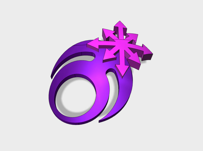 60x Flawless Cohort - Shoulder Insignia pack 3d printed