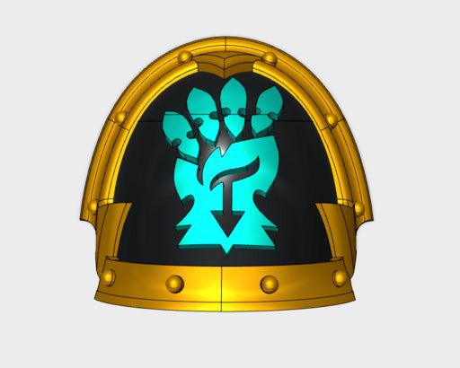 10x Demon Claw - Abhorrent Shoulder Pads 3d printed