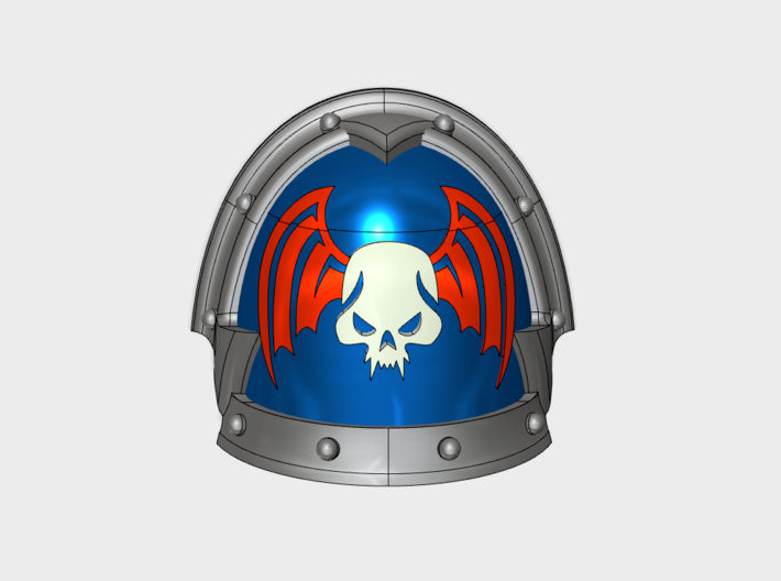 10x Nightmare Cult - Abhorrent Shoulder Pads 3d printed