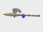10x Roto Halberd: Phoenician (Left-Handed) 3d printed