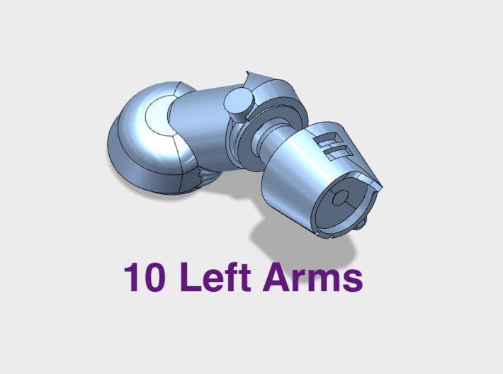 10x Tartaros - Adjustable Left Terminator Arms 3d printed