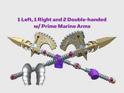 4x Roto Halberd: Phonecian - Prime Set 3d printed