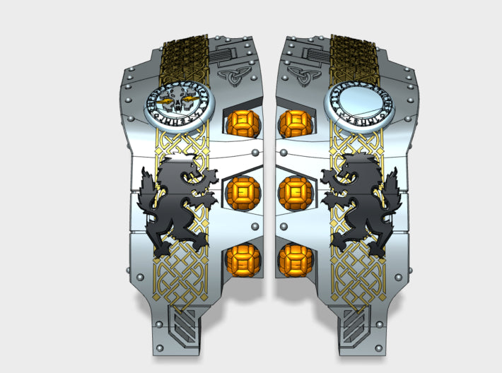 Norse Wolf: Full Atlas Pattern Kit 3d printed