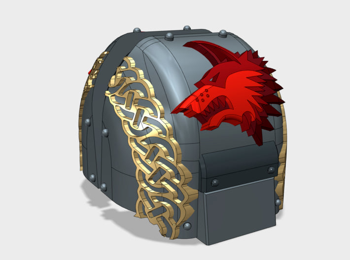 Shaggy Wolf: Atlas Pat. Shoulders 3d printed