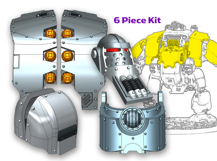 Atlas Pattern Redemptor Kit 2 3d printed
