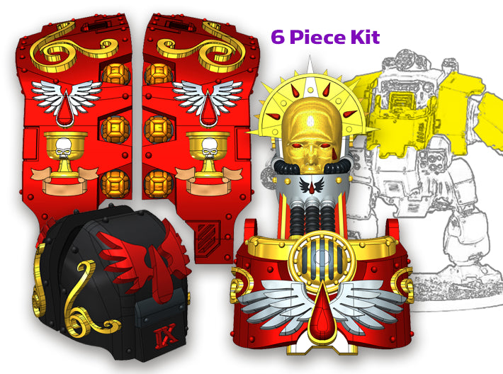 Sanguine Legion: Full Atlas Pattern Kit 3d printed