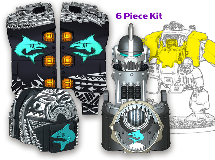 Makodon: Atlas Pattern Full Kit 3d printed