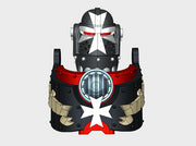 Maltese Cross: Atlas Pattern Sarcophagus 3d printed