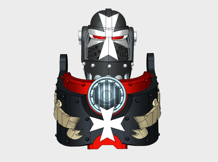 Maltese Cross: Atlas Pattern Sarcophagus 3d printed