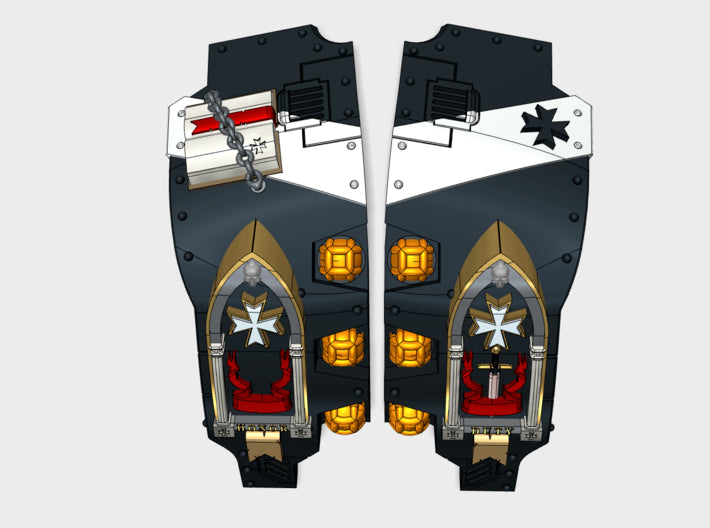 Maltese Cross: Atlas Pattern Carapace 3d printed