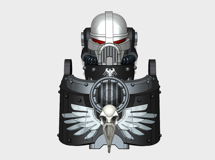 Black Birds: Atlas Pattern Sarcophagus 3d printed