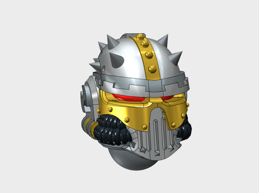 10x Spiked : Iron Skull Helmets 3d printed