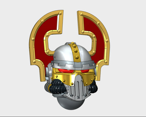 Blood Hunter - Iron Skull Helmets 3d printed Medium = 5 Helmets | Large = 10 Helmets