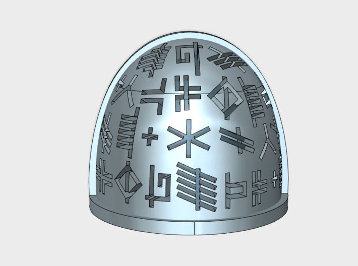 10x Neptune Runes (Etched) - G:4a Shoulder Pads 3d printed
