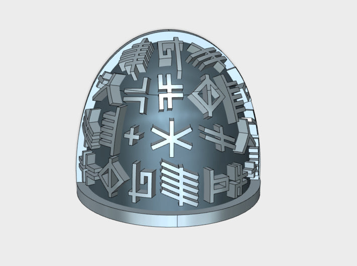 10x Neptune Runes - G:4a Shoulder Pads 3d printed