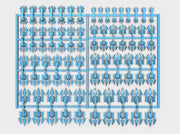 Neptune Spears - Bent &amp; Convex Insignias Set 3d printed